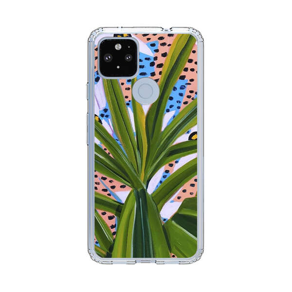 Tropical Leaves Abstract Pattern Google Pixel 4a 5G Case