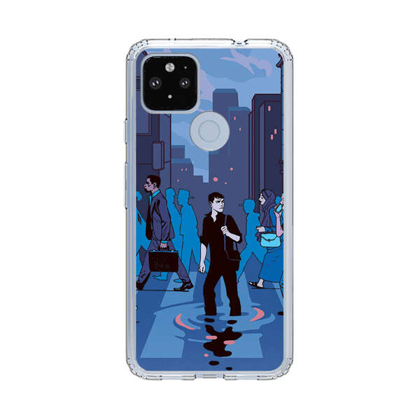Urban Lonely Person Crosswalk Google Pixel 4a 5G Case