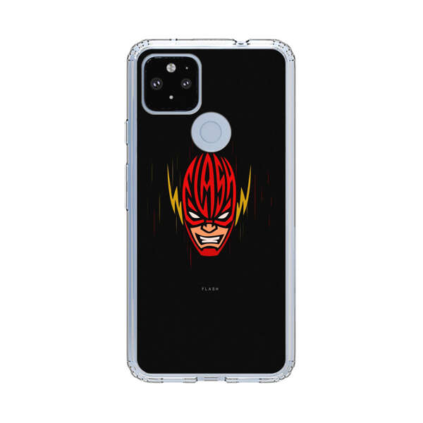 Vibrant Superhero Face with Lightning Bolts Google Pixel 4a 5G Case