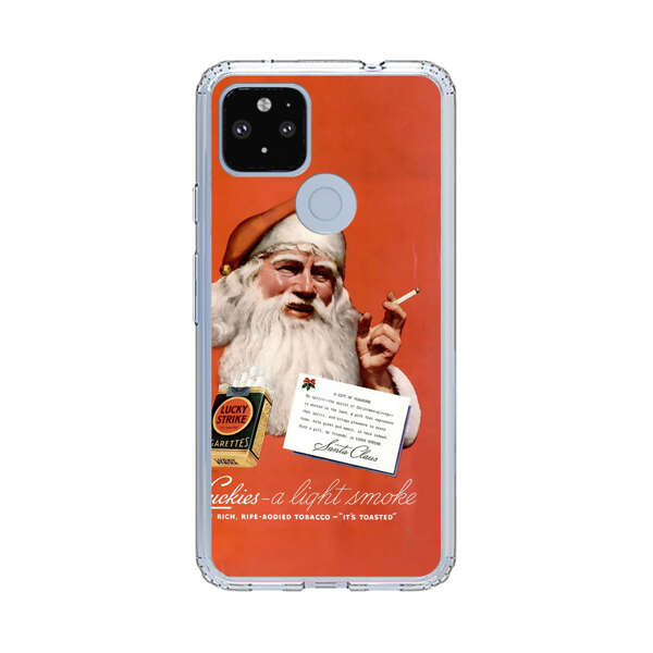Vintage Santa Claus Smoking Lucky Strike Cigarettes Advertisement Google Pixel 4a 5G Case
