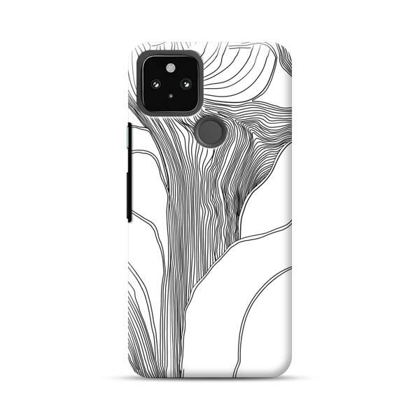 Abstract Line Art Design Google Pixel 4a 5G Hard Case