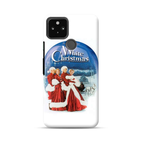 Classic White Christmas Scene Google Pixel 4a 5G Hard Case