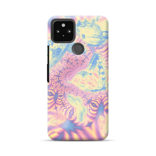 Ethereal Butterflies Psychedelic Swirl Google Pixel 4a 5G Hard Case