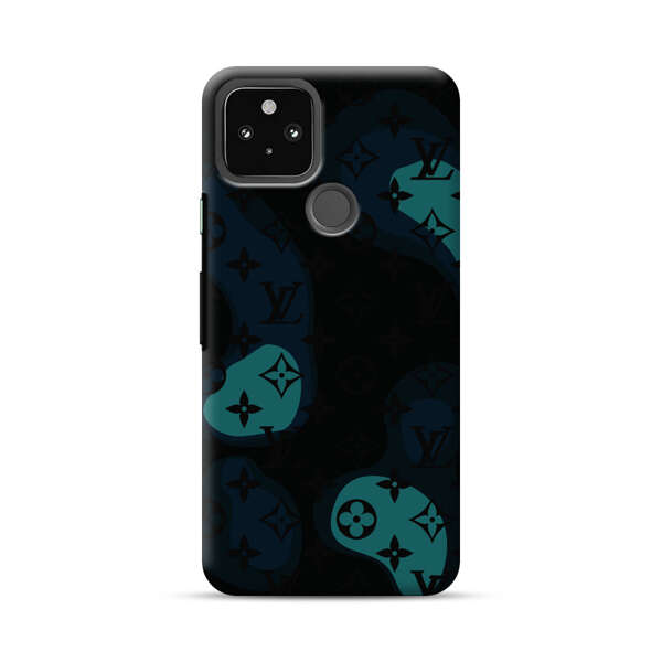 Modern Abstract Question Marks with Luxury Motifs Google Pixel 4a 5G Hard Case