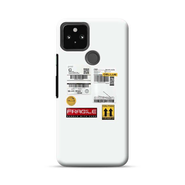 Shipping Labels and Fragile Handling Stickers Google Pixel 4a 5G Hard Case
