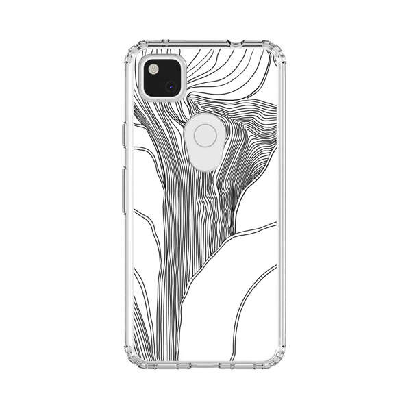 Abstract Line Art Design Google Pixel 4a Case