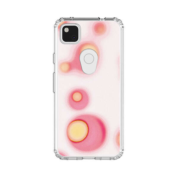 Abstract Pink and Yellow Blobs Google Pixel 4a Case