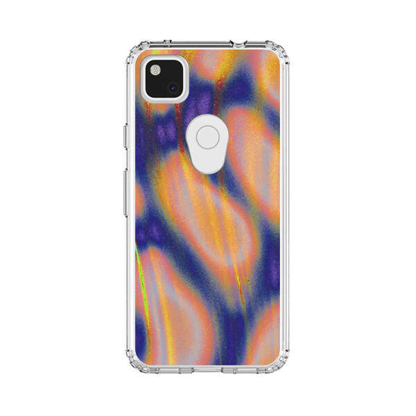 Abstract Vibrant Swirl Art Google Pixel 4a Case