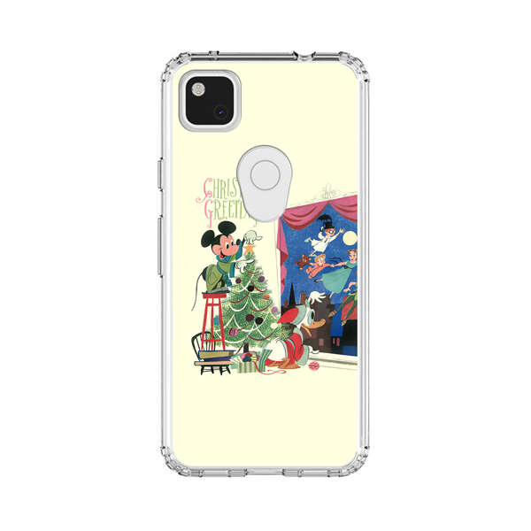 Christmas Disney Mickey Mouse and Peter Pan Google Pixel 4a Case