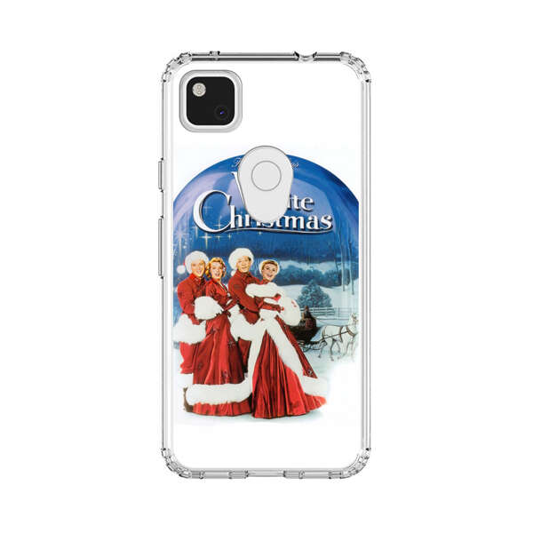 Classic White Christmas Scene Google Pixel 4a Case