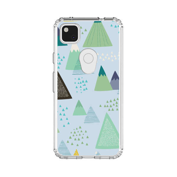 Colorful Abstract Mountain Pattern Google Pixel 4a Case