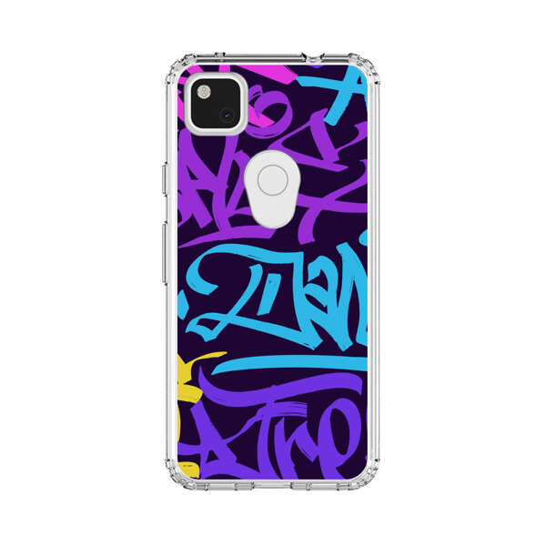 Colorful Graffiti Pattern Google Pixel 4a Case