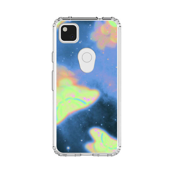 Dreamy Glowing Cosmic Butterflies Google Pixel 4a Case