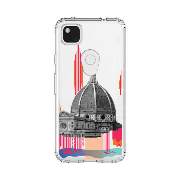 Florence Cathedral Dome Artistic Illustration Google Pixel 4a Case