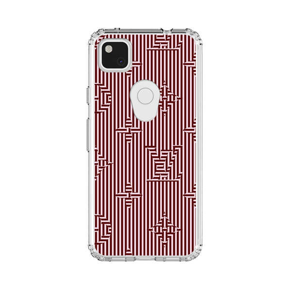 Intricate Geometric Striped Pattern Google Pixel 4a Case