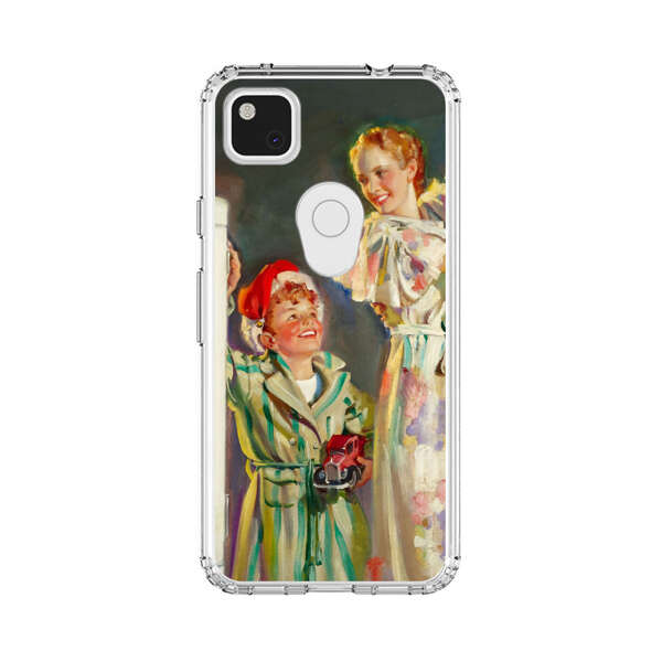 Joyful Family Christmas Celebration Google Pixel 4a Case