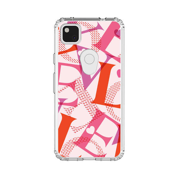Love Colorful Letters Pattern Google Pixel 4a Case