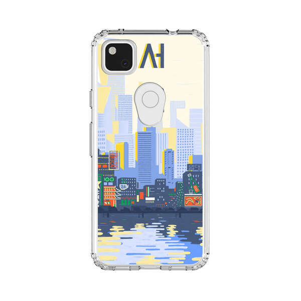 Modern City Skyline Reflection Google Pixel 4a Case