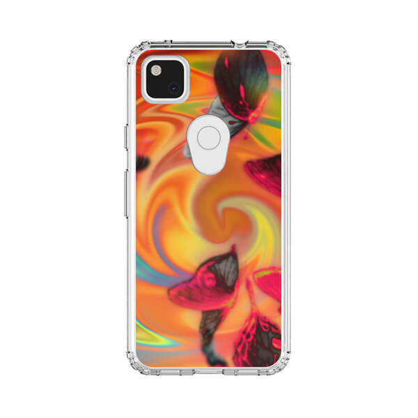 Psychedelic Butterflies Swirl Google Pixel 4a Case