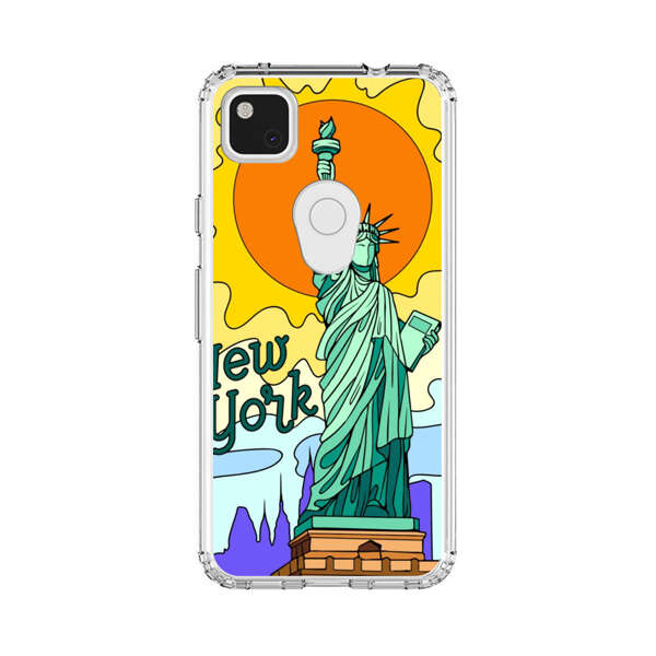 Statue of Liberty New York Artistic Sun Google Pixel 4a Case