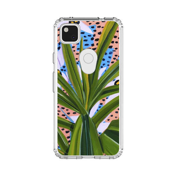 Tropical Leaves Abstract Pattern Google Pixel 4a Case