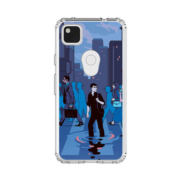 Urban Lonely Person Crosswalk Google Pixel 4a Case