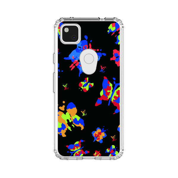 Vibrant Abstract Butterflies and Floral Splashes Google Pixel 4a Case