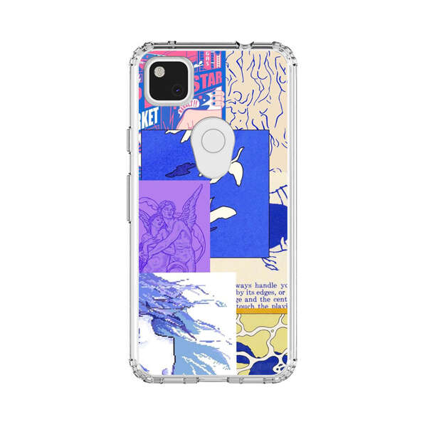 Vibrant Retro Pop Art Collage Google Pixel 4a Case