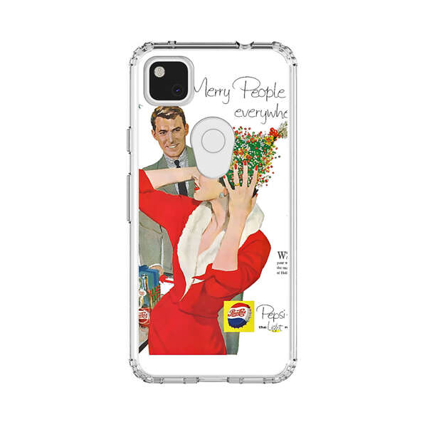 Vintage Pepsi-Cola Holiday Advertisement Google Pixel 4a Case