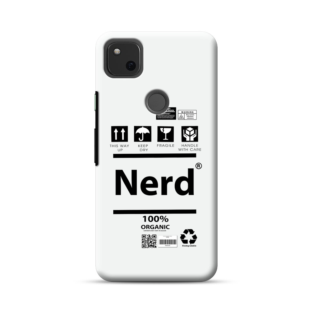 Minimalist Nerd Shipping Icons Design Google Pixel 4a Hard Case