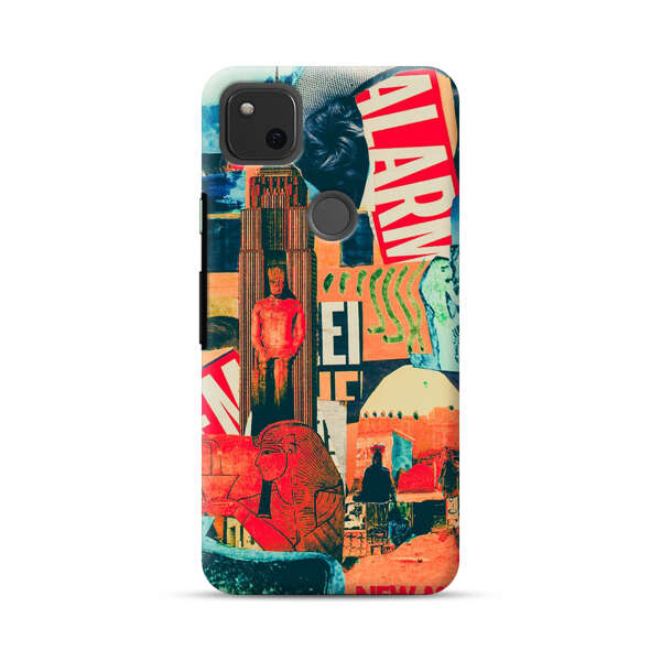 Artistic Urban Collage Google Pixel 4a Hard Case