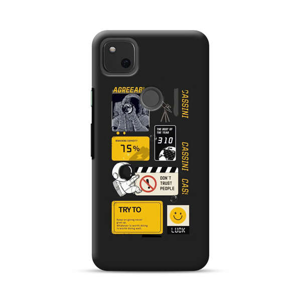 Astronaut Space Exploration Motivation Design Google Pixel 4a Hard Case