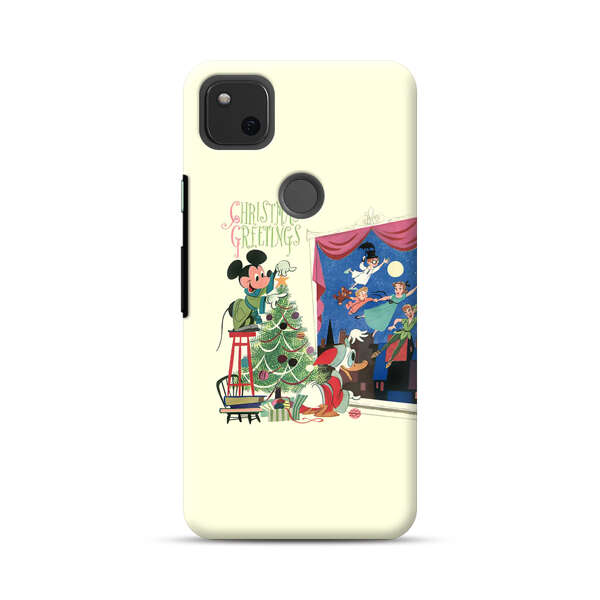 Christmas Disney Mickey Mouse and Peter Pan Google Pixel 4a Hard Case