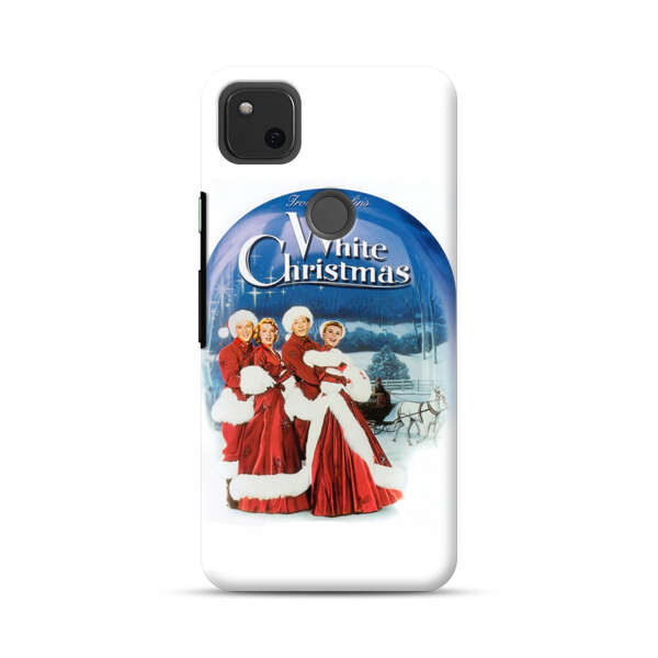 Classic White Christmas Scene Google Pixel 4a Hard Case