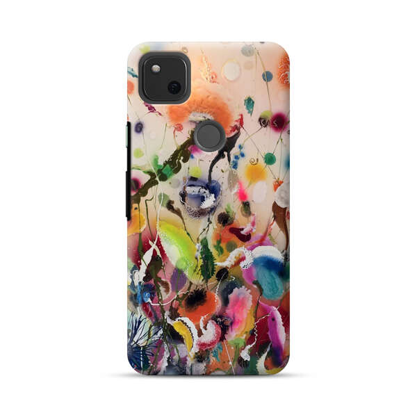 Colorful Abstract Art Google Pixel 4a Hard Case