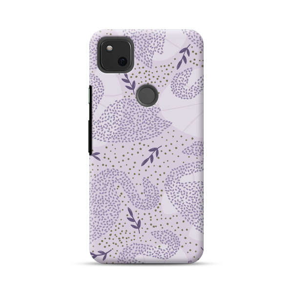 Lavender Swan Pattern Google Pixel 4a Hard Case