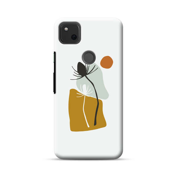 Minimalist Abstract Nature Design Google Pixel 4a Hard Case