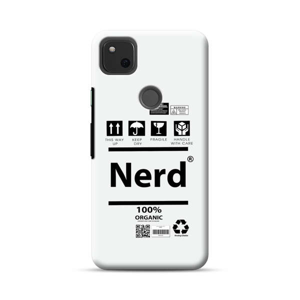 Minimalist Nerd Shipping Icons Design Google Pixel 4a Hard Case