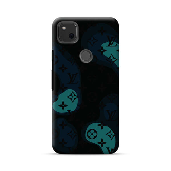 Modern Abstract Question Marks with Luxury Motifs Google Pixel 4a Hard Case