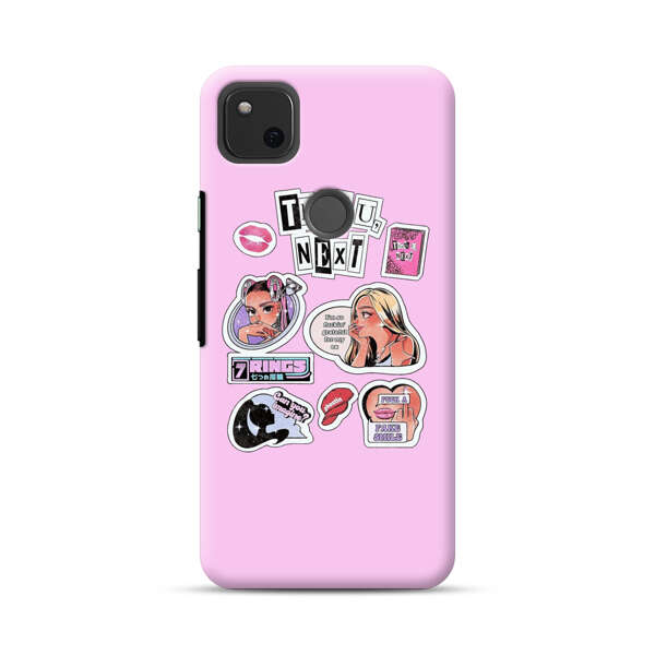 Pop Art Fashion Stickers Google Pixel 4a Hard Case