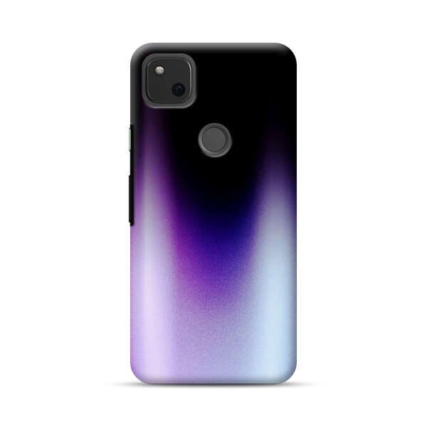 Purple Blue Gradient Flame Google Pixel 4a Hard Case