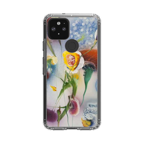 Abstract Colorful Flowers Google Pixel 5 Case