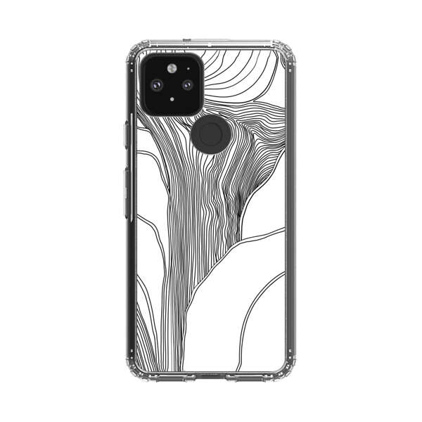 Abstract Line Art Design Google Pixel 5 Case