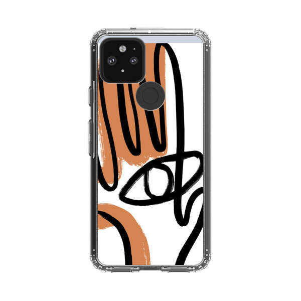 Abstract Minimalist Hand with Eye Google Pixel 5 Case