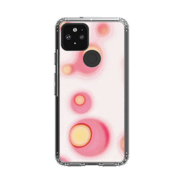 Abstract Pink and Yellow Blobs Google Pixel 5 Case