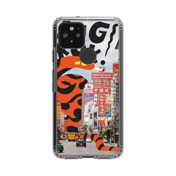Bangkok Chinatown Snake Street Scene Google Pixel 5 Case