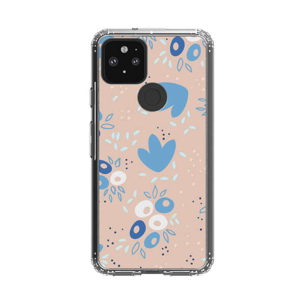 Blue Floral Pattern Google Pixel 5 Case