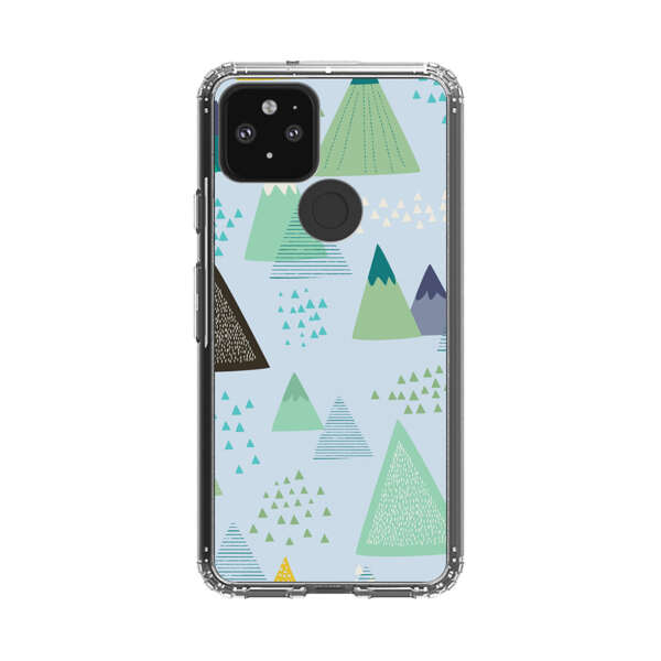 Colorful Abstract Mountain Pattern Google Pixel 5 Case