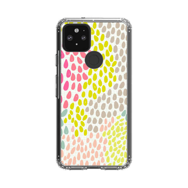 Colorful Abstract Teardrop Pattern Google Pixel 5 Case