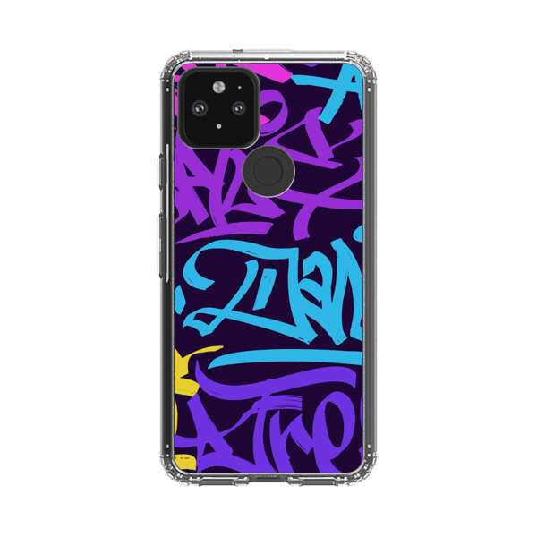 Colorful Graffiti Pattern Google Pixel 5 Case